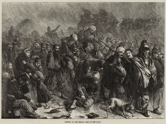 Rückzug der französischen Armee der Loire